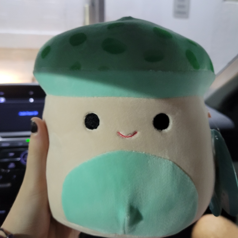 Sydney mint mushroom 8 inch squishmallow